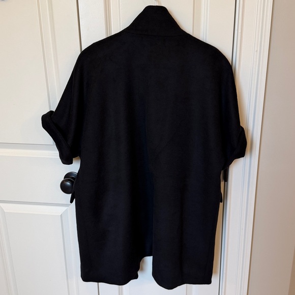 Emerson Fry wool cashmere black layering Jacket small classic quiet luxury - Picture 9 of 10